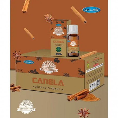 Aceite 100% Orgánico Canela 10ml. Ullas