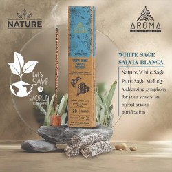 Incienso Natural White Sage Aroma Lifestyle Fragrances