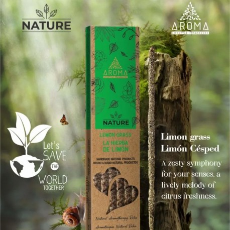 Incienso Natural Lemon Grass Aroma Lifestyle Fragrances