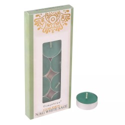 Pack 10 Tealights Golden White Sage