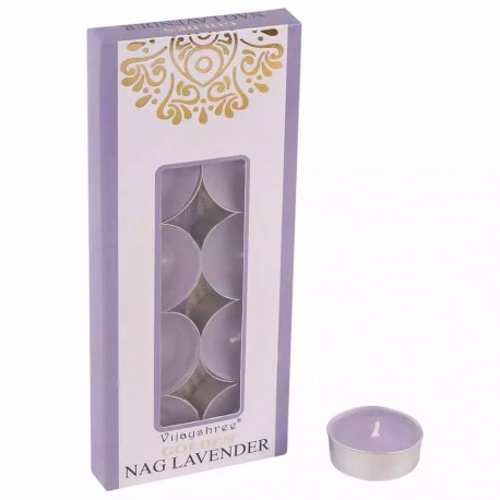 Pack 10 Tealights Golden Lavanda