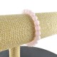 Pulsera Elástica Cuarzo Rosa 6 mm