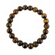 Pulsera Elástica Ojo de Tigre 6 mm