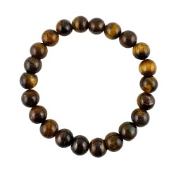 Pulsera Elástica Ojo de Tigre 6 mm