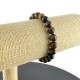 Pulsera Elástica Ojo de Tigre 6 mm