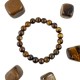 Pulsera Elástica Ojo de Tigre 6 mm