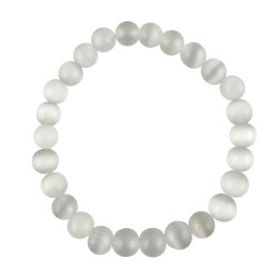 Pulsera Elástica Selenita 6 mm