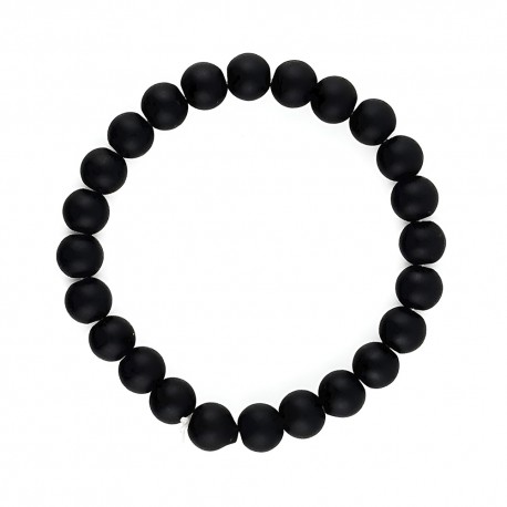 Pulsera Elástica Turmalina 6 mm