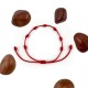 Pulsera 7 Nudos Roja Nudo Corredizo