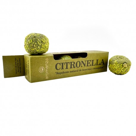 Esferas Mágicas de Defumación Intensa 100% Orgánicas Citronela
