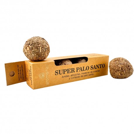 Esferas Mágicas de Defumación Intensa 100% Orgánicas Super Palo Santo