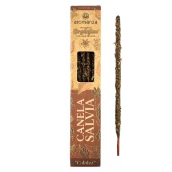 Incienso Orgánico Canela Salvia Sahumerio Aromanza