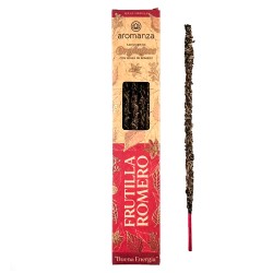 Incienso Orgánico Frutilla Romero Sahumerio Aromanza