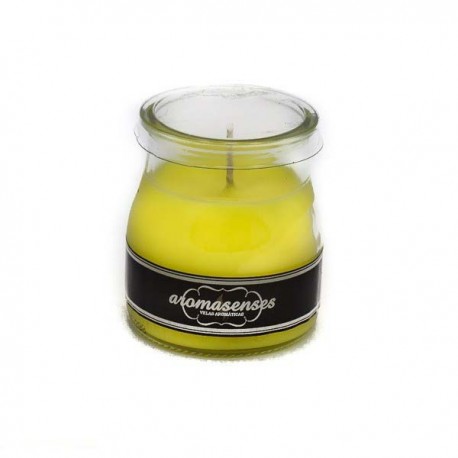 Vela vaso yogur perfumado Citronela