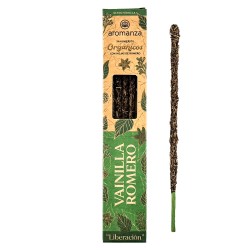 Incienso Orgánico Vainilla Romero Sahumerio Aromanza