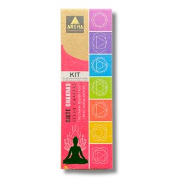 Kit 7 Chakras AROMA – Incienso Premium y Bombitas de Defumación para Limpieza Energética y Equilibrio Espiritual