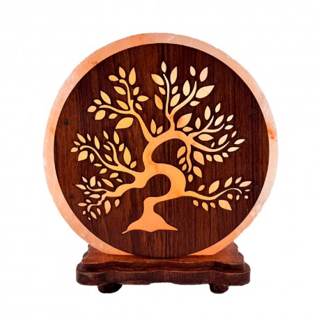 Lámpara de Sal del Himalaya Bonsai.