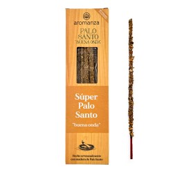Incienso Artesanal Súper Palo Santo con Madera de Palo Santo - Palo Santo Buena Onda Aromanza