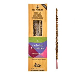 Incienso Artesanal Variedad Aromática con Madera de Palo Santo - Palo Santo Buena Onda Aromanza