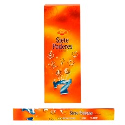Incienso 7 Poderes 20 varillas Sac - pack 6 unidades