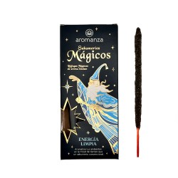 Sahumerios Mágicos Energía Limpia - Ráfagas Mágicas de Aroma Intenso 10 Varillas Aromanza