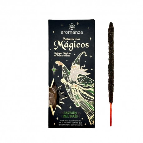 Sahumerios Mágicos Jazmín del País - Ráfagas Mágicas de Aroma Intenso 10 Varillas Aromanza
