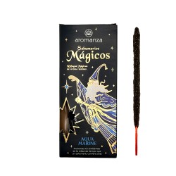 Sahumerios Mágicos Aguamarina - Ráfagas Mágicas de Aroma Intenso 10 Varillas Aromanza