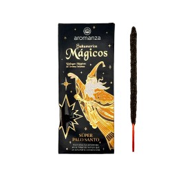 Sahumerios Mágicos Super Palo Santo - Ráfagas Mágicas de Aroma Intenso 10 Varillas Aromanza