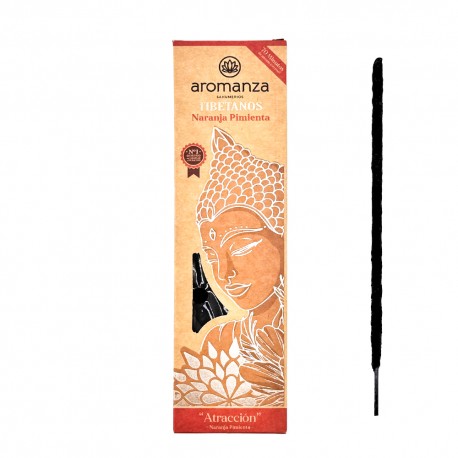 Incienso Naranja Pimienta Sahumerio Tibetano Aromanza