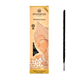 Incienso Limón Premium Sahumerio Tibetano Aromanza