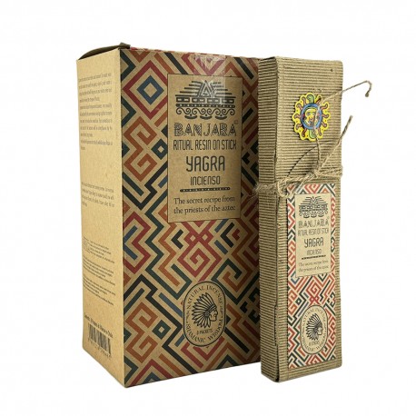 Incienso Yagra Banjara Ritual Resin 8 Sticks.