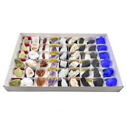 Pack Minerales en Bruto Caja Completa de 54 Ud.