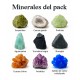 Pack Minerales en Bruto Caja Completa de 54 Ud.