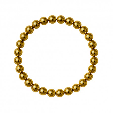 Pulsera Elástica Pirita 6 mm