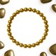 Pulsera Elástica Pirita 6 mm