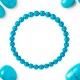 Pulsera Elástica Turquesa 6 mm