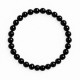 Pulsera Elástica Ónix negro 6 mm