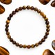 Pulsera Elástica Ojo de Tigre 6 mm