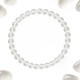Pulsera Elástica Cuarzo Cristal 6 mm