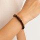 Pulsera Elástica Ojo de Tigre 6 mm