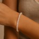 Pulsera Elástica Cuarzo Cristal 6 mm