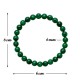 Pulsera Elástica Malaquita 6 mm