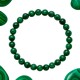 Pulsera Elástica Malaquita 6 mm