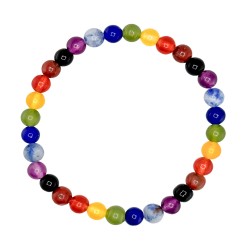 Pulsera Elástica 7 Chakras 6 mm