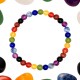 Pulsera Elástica 7 Chakras 6 mm