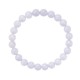 Pulsera Elástica Aguamarina 8 mm