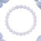 Pulsera Elástica Aguamarina 8 mm