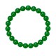 Pulsera Elástica Jade Verde 8 mm