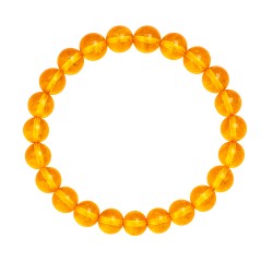 Pulsera Elástica Citrino 8 mm