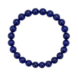 Pulsera Elástica Lapislázuli 8 mm
